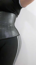 Load image into Gallery viewer, No waist latex trainer in black