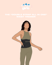 Load image into Gallery viewer, The Double strap all in one waist trainer
