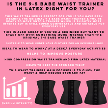 Load image into Gallery viewer, The 9-5 Babe Latex Waist Trainer
